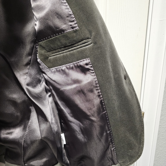 J. Crew Schoolboy Velvet Blazer Brown/Gray Color - Women's Size 4 - Picture 4 of 11